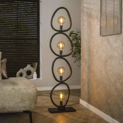 WoonStijl Vloerlamp 4L Pebble