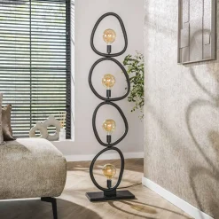 WoonStijl Vloerlamp 4L Pebble