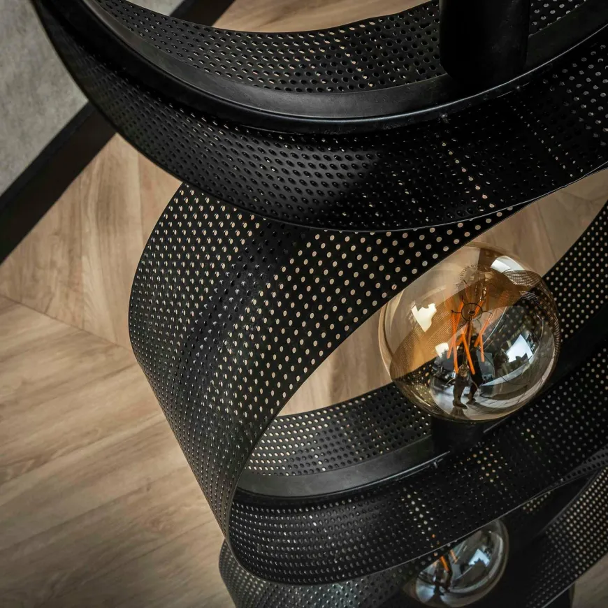 WoonStijl Vloerlamp 4L ring geperforeerd