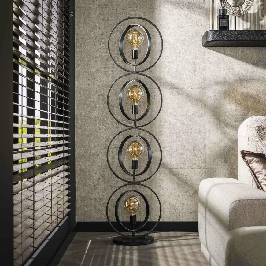 WoonStijl Vloerlamp 4L turn around XL
