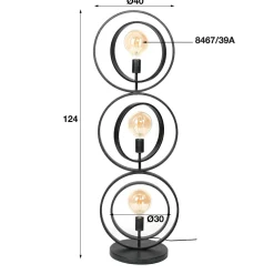 WoonStijl Vloerlamp 3L Turn around