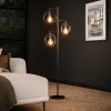 WoonStijl Vloerlamp Ring met 3 lampen