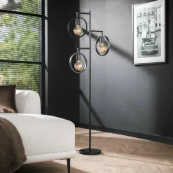 WoonStijl Vloerlamp Ring met 3 lampen