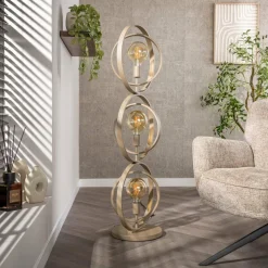 WoonStijl Vloerlamp Turn Around Beige