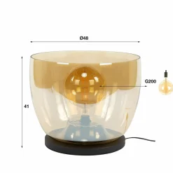 WoonStijl Vloerlamp UP XXL - Koper