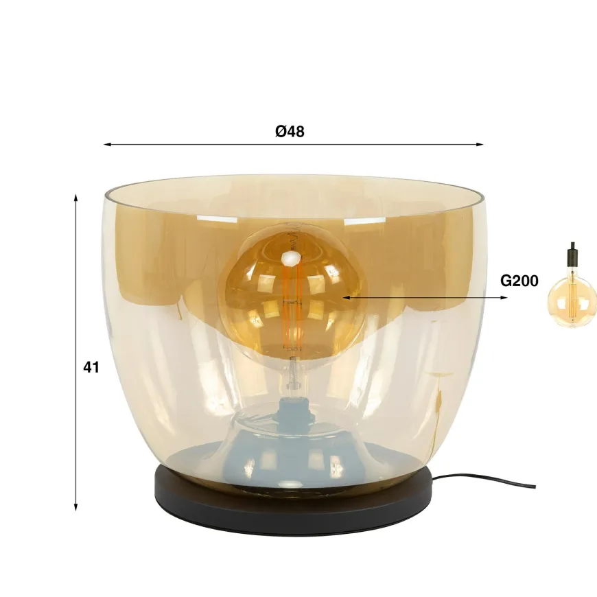 WoonStijl Vloerlamp UP XXL - Smoke