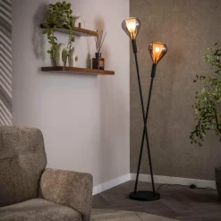 WoonStijl Vloerlamp Wings 2-lichts