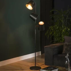 WoonStijl Vloerlamp 3x Kinetic / Charcoal