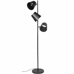 WoonStijl Vloerlamp 3x Kinetic / Charcoal