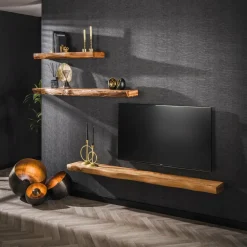 WoonStijl Wandplank 100 cm tree massief acacia naturel
