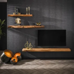 WoonStijl Wandplank 100 cm tree massief acacia naturel