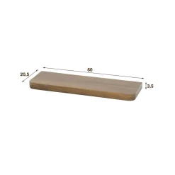 WoonStijl Wandplank Carve 60