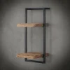 WoonStijl Wandplank Live Edge 30 cm breed, 65 cm hoog
