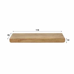 WoonStijl Wandplank Sleek mango 118 cm