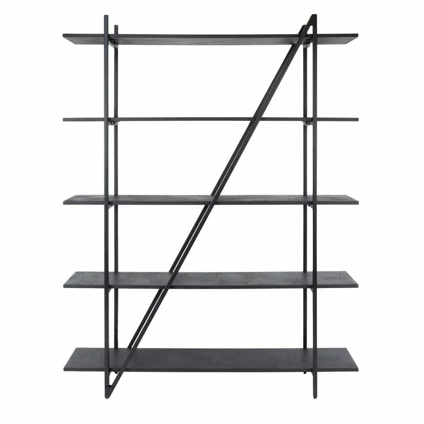 WoonStijl Wandrek 140cm 5 laags Piega Grijs