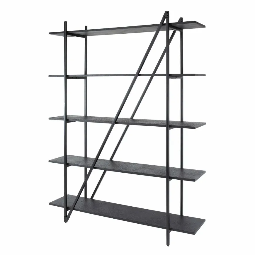 WoonStijl Wandrek 140cm 5 laags Piega Grijs
