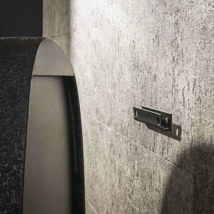 WoonStijl Wandschap metallic breed