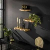 WoonStijl Wandschap natural line set van 3