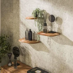 WoonStijl Wandschap organic set van 3