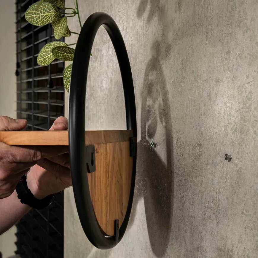 WoonStijl Wandschap round set van 3