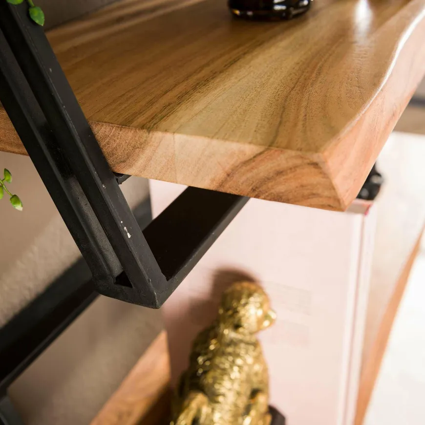 WoonStijl Wandschap set van 3 Lean acacia