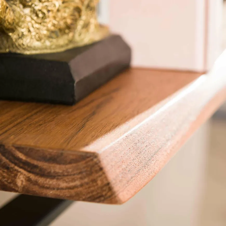 WoonStijl Wandschap set van 3 Lean acacia