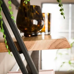 WoonStijl Wandschap set van 3 Lean acacia