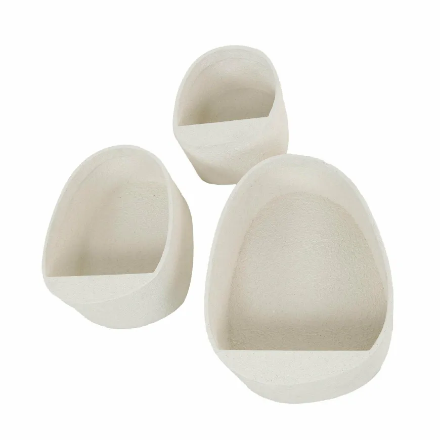 WoonStijl Wandschap set van 3 stone druppel