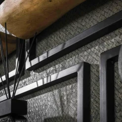 WoonStijl Wandschap set van 5 acacia edge