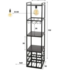 WoonStijl Wijnreklamp decorate