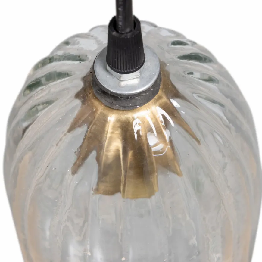 Woood Ablis hanglamp glas transparant