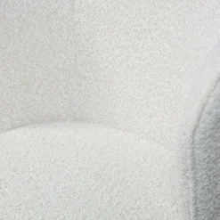 Woood Admit eetkamerstoel bouclé naturel