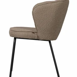 Woood Admit eetkamerstoel bouclé beige