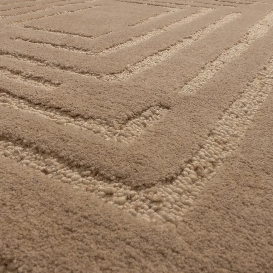Woood ALICIA vloerkleed wol zand 170x240CM