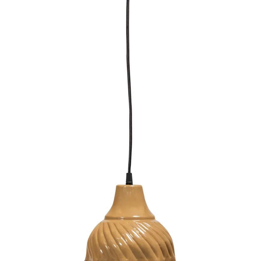 Woood Arleso hanglamp metaal honinggeel