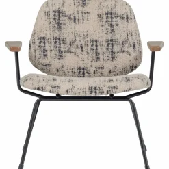Woood Aure fauteuil chenille beige/zwart