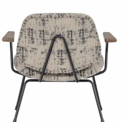 Woood Aure fauteuil chenille beige/zwart