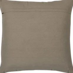 Woood Aziz kussens velvet bruin/naturel - set van 3