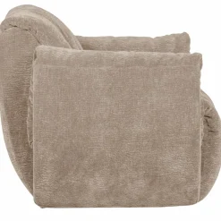 Woood Baggy draaifauteuil 3d chenille zand