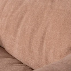 Woood Baggy draaifauteuil geweven chenille oudroze