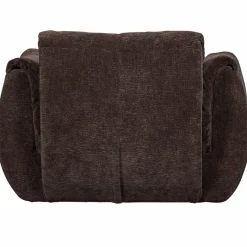 Woood Baggy draaifauteuil 3d chenille donkerbruin