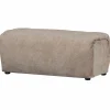 Woood Baggy hocker 3d chenille zand
