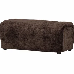 Woood Baggy hocker 3d chenille donkerbruin