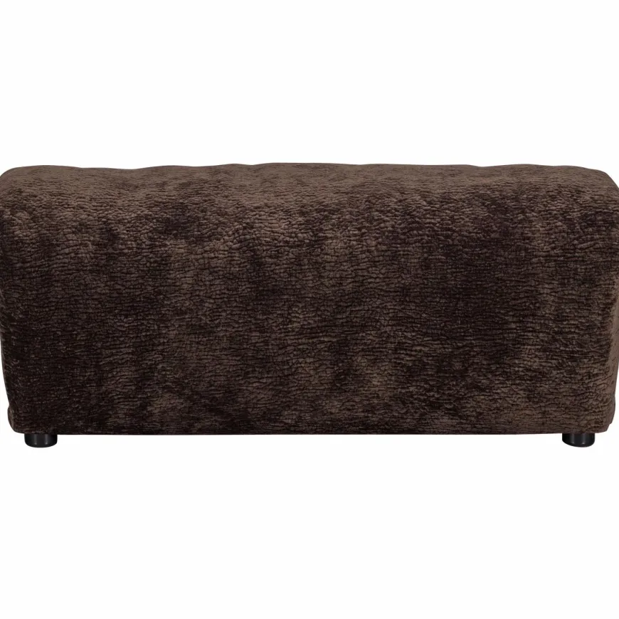 Woood Baggy hocker 3d chenille donkerbruin