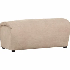 Woood Baggy hocker geweven chenille zand