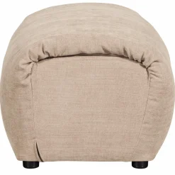 Woood Baggy hocker geweven chenille zand