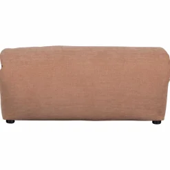 Woood Baggy hocker geweven chenille oudroze
