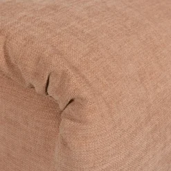 Woood Baggy hocker geweven chenille oudroze