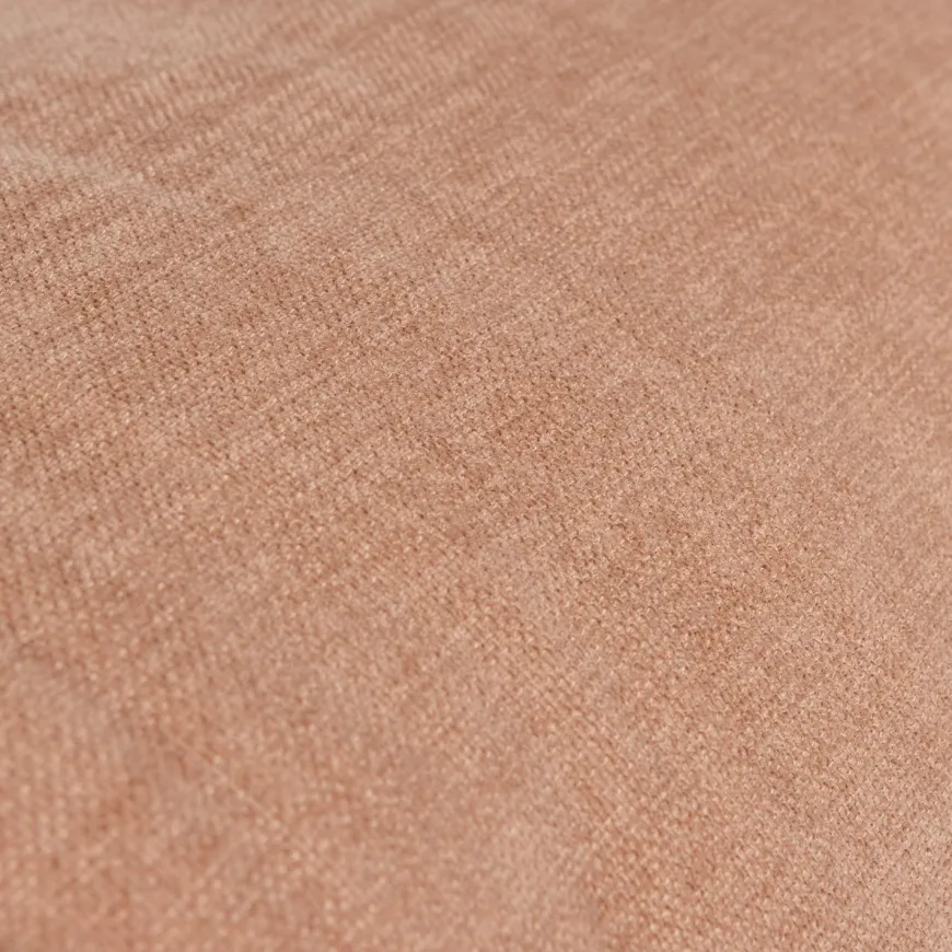 Woood Baggy hocker geweven chenille oudroze