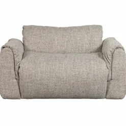 Woood Baggy loveseat geweven stof naturel melange